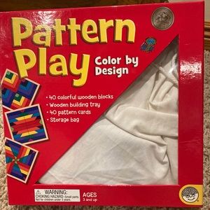 Pattern Play wooden block building game